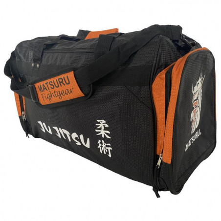 Sports bag Matsuru Hong Ming orange/black - large