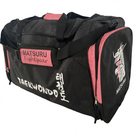 Sports bag Matsuru Hong Ming pink/black - large