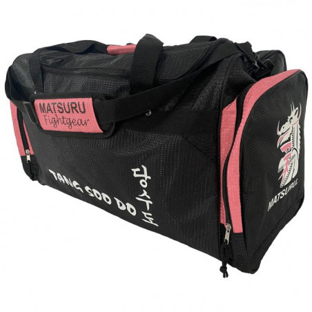 Sports bag Matsuru Hong Ming pink/black - large